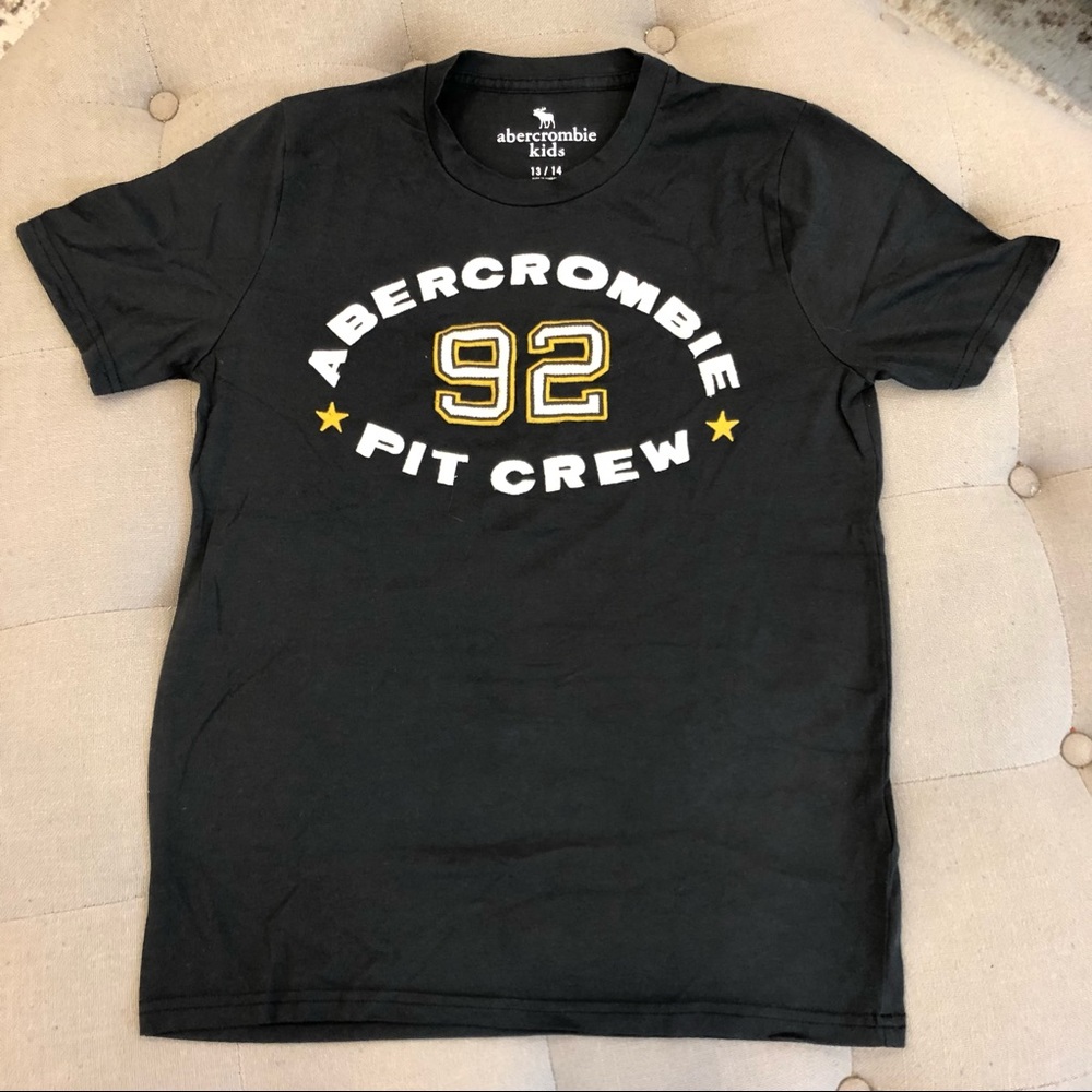 Abercrombie Kids Pit Crew Shirt Sz 13/14
